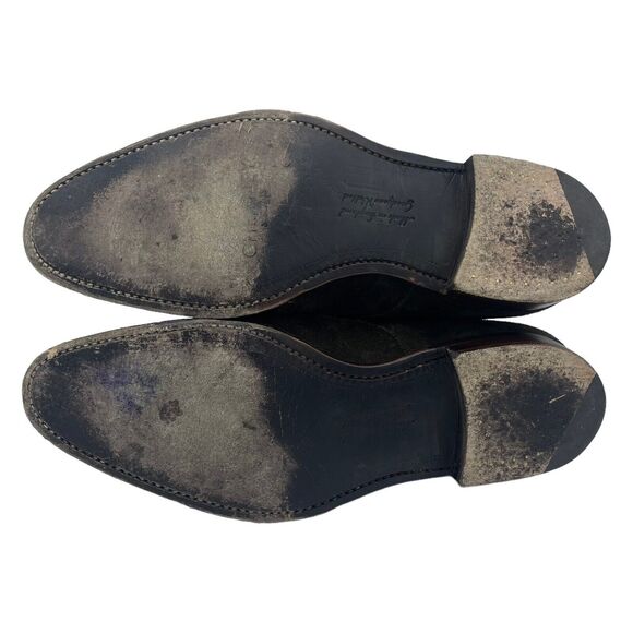 Cheaney & Sons Suede Derby Boot in Olive Green UK 7 US 8 EU 41 $425 - Picture 7 of 11